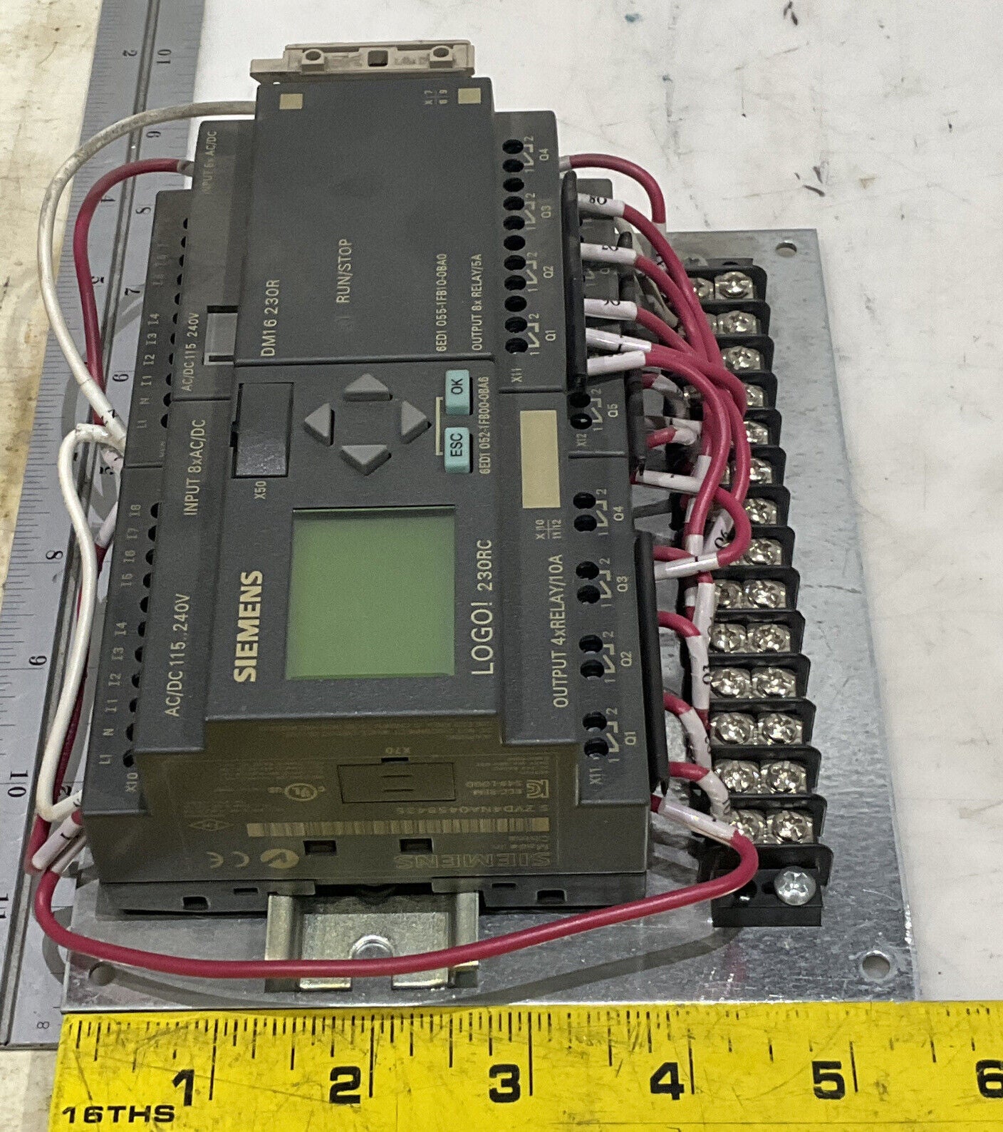 SIEMENS MIKROPULSE 100 TIMER SYSTEM PULSE CONTROLLER LOGO 230RC 6ED1 055-1FB U3S