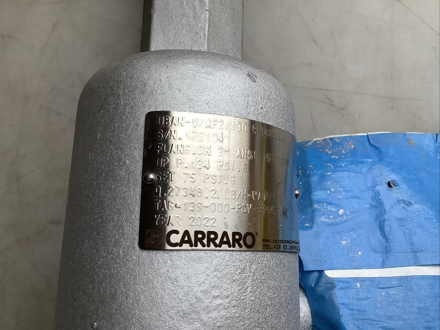 CARRARO UBAN-V/AF2/130 SELF ACTUATED CONTROL VALVE 373