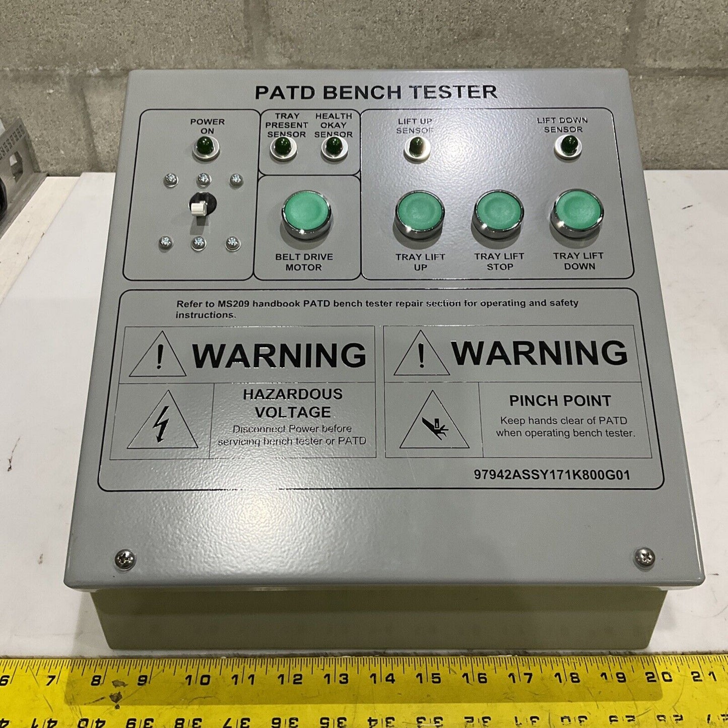 SIEMENS 171K800G01 PATD BENCH TESTER U3S