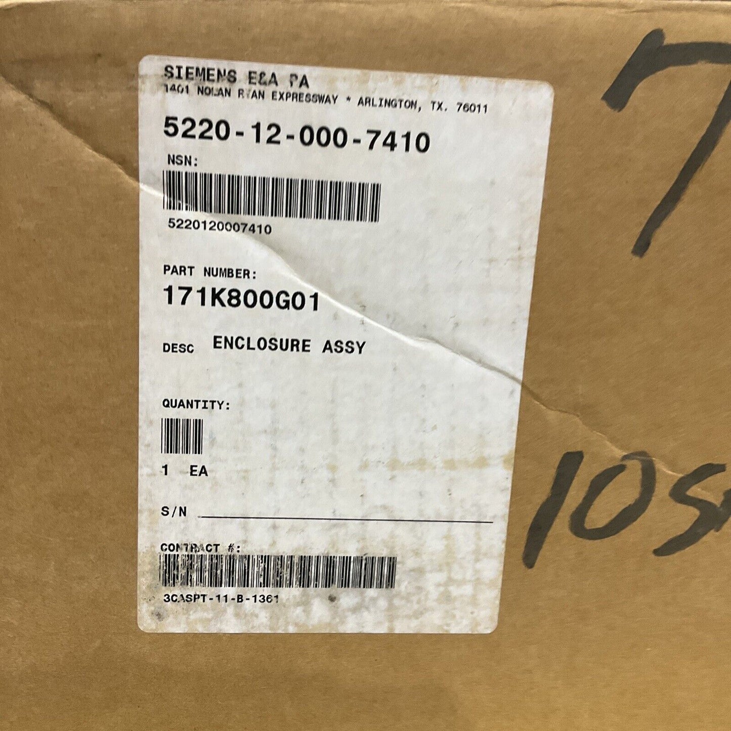 SIEMENS 171K800G01 PATD BENCH TESTER U3S