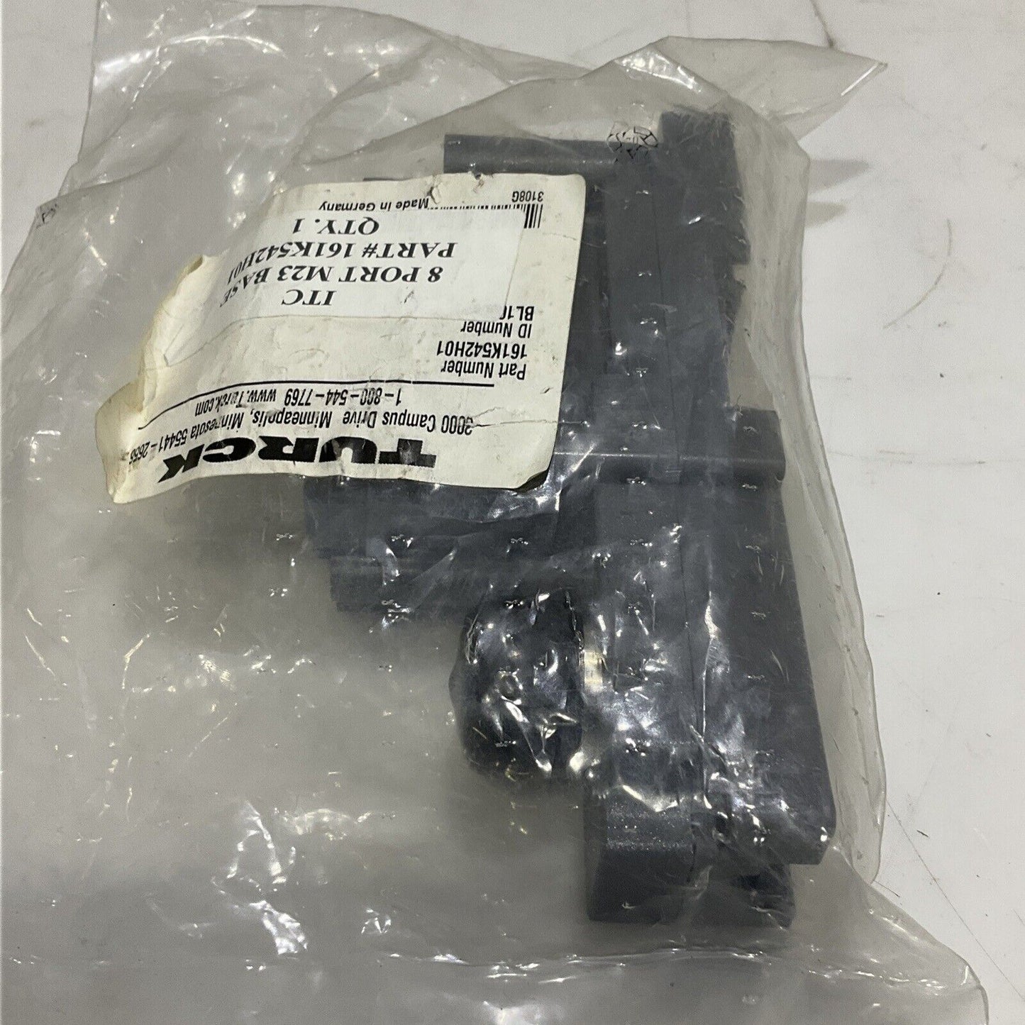 TURCK BL67-B-1M23 BASE 8 PORT CONNECTOR 12 PIN M23 U3S