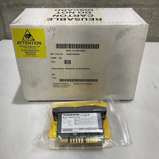 TURCK BL67-16DO-0.1A-PNR SYSTEM OUTPUT MODULE 16 DIGITAL OUTPUTS 24VDC LED U3S