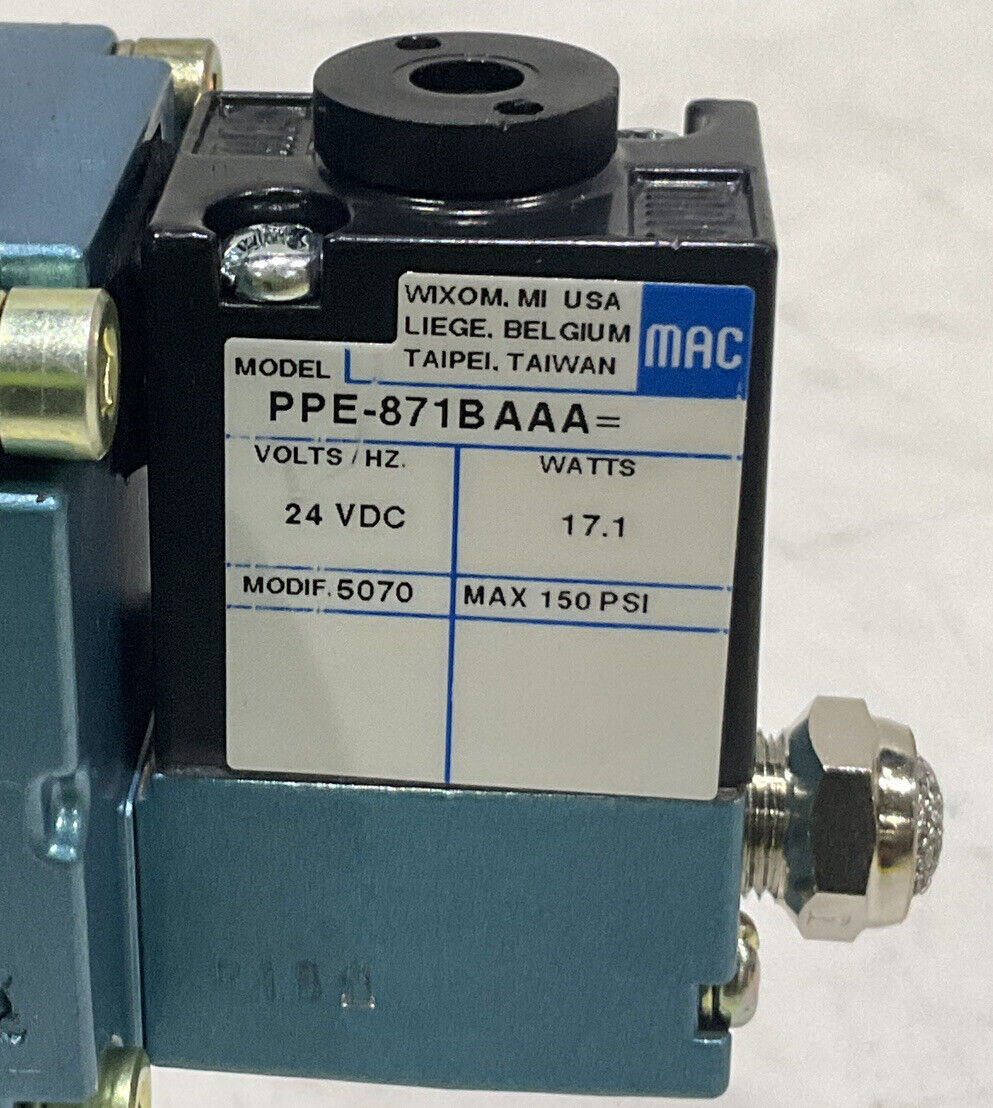 MAC 0629-FV6500B DOUBLE OPERATOR SOLENOID VALVE U3S