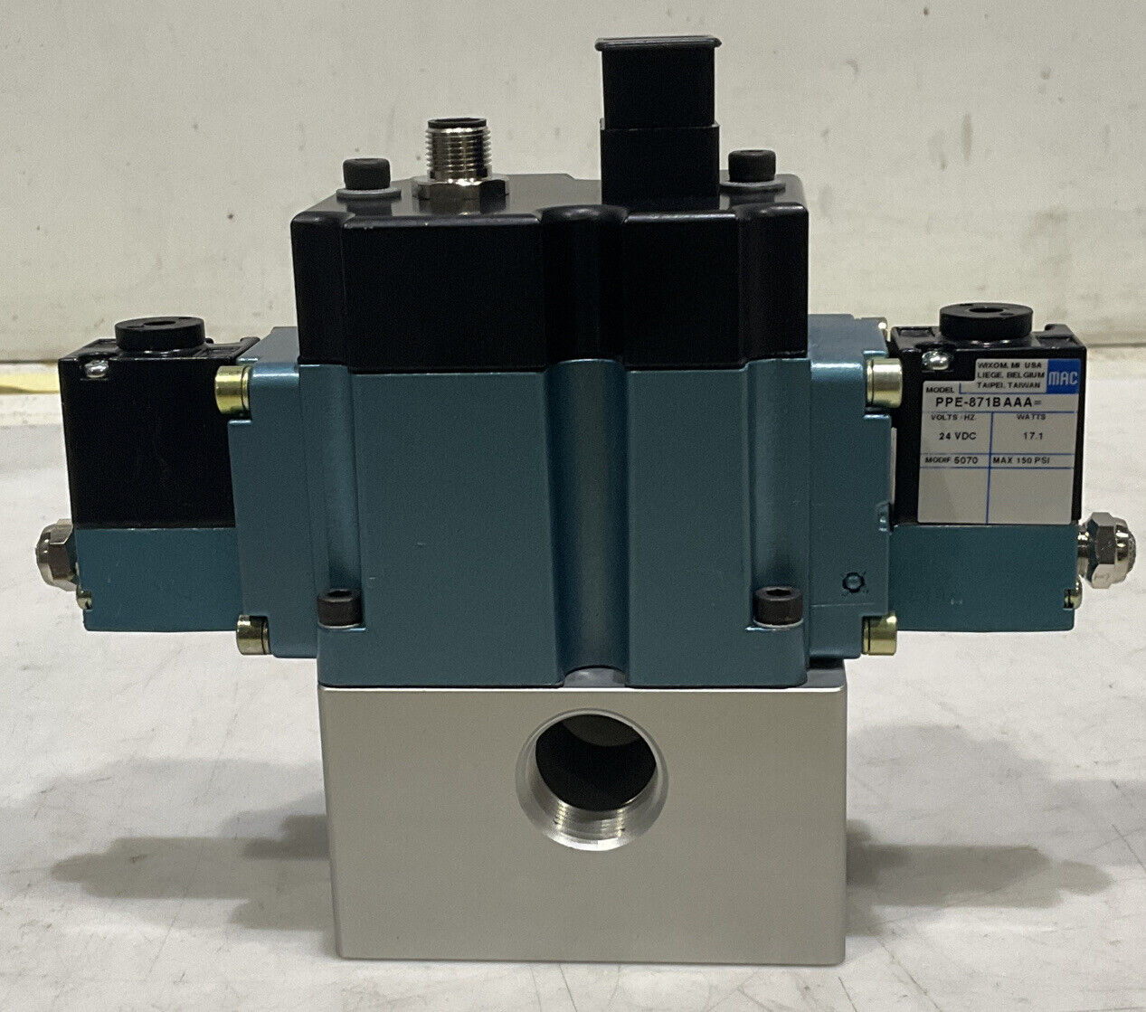 MAC 0629-FV6500B DOUBLE OPERATOR SOLENOID VALVE U3S