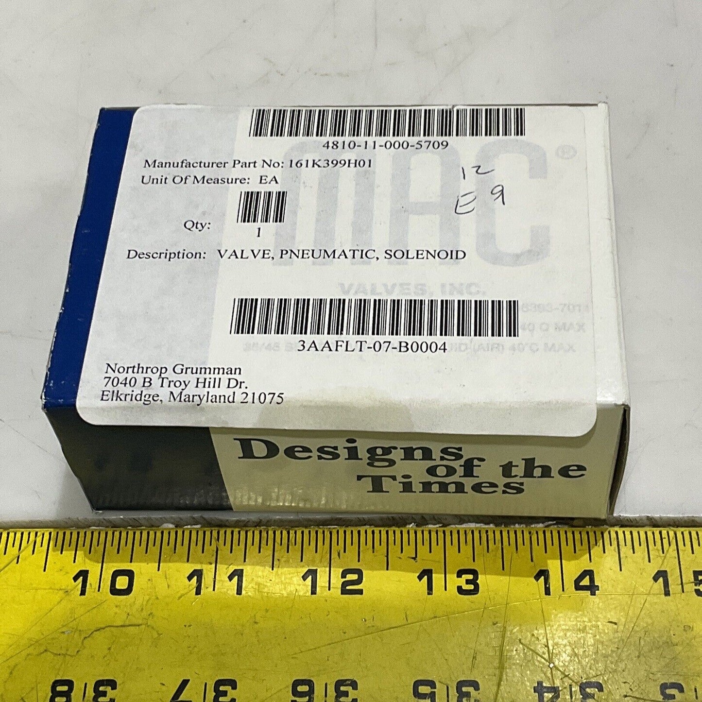 MAC 46A-AA1-JDE0-1KA PNEUMATIC SOLENOID VALVE 24 VDC 1.8 W U3S