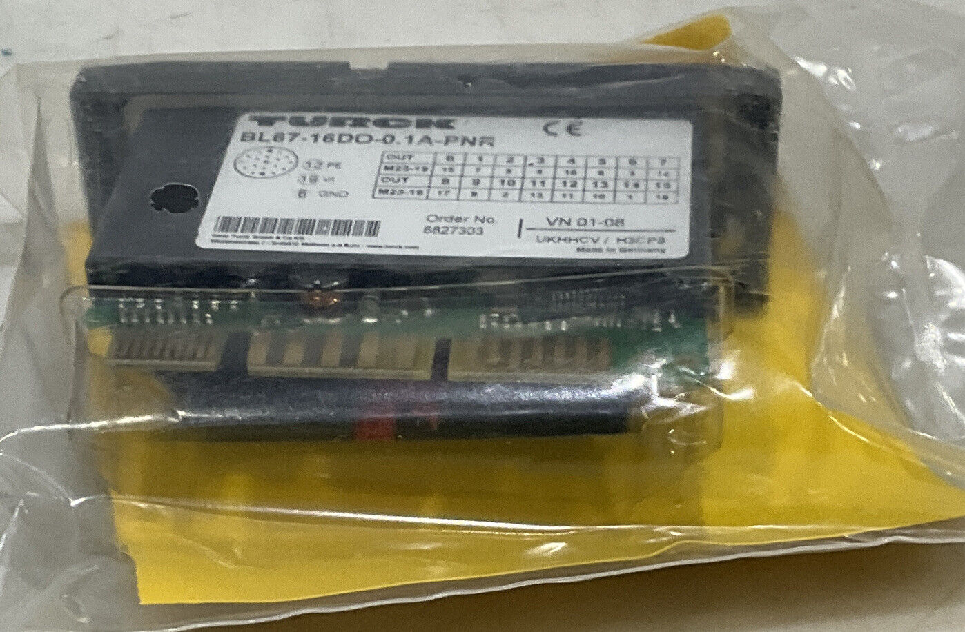 TURCK BL67-16DO-0.1A-PNR SYSTEM OUTPUT MODULE 16 DIGITAL OUTPUTS 24VDC LED U3S