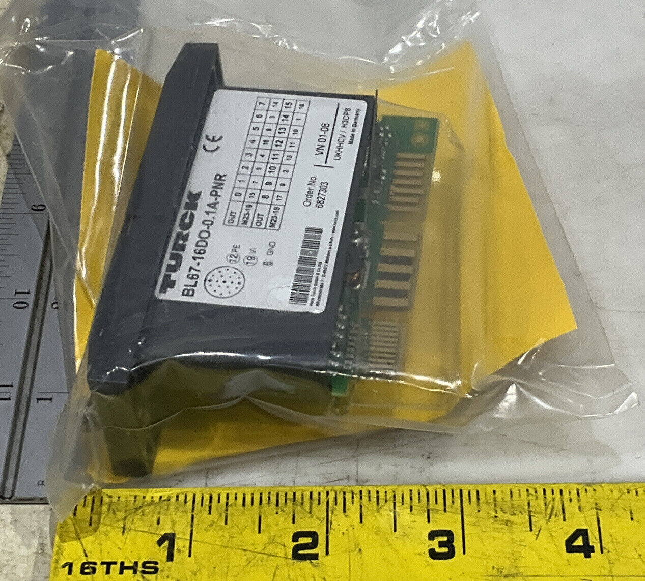 TURCK BL67-16DO-0.1A-PNR SYSTEM OUTPUT MODULE 16 DIGITAL OUTPUTS 24VDC LED U3S