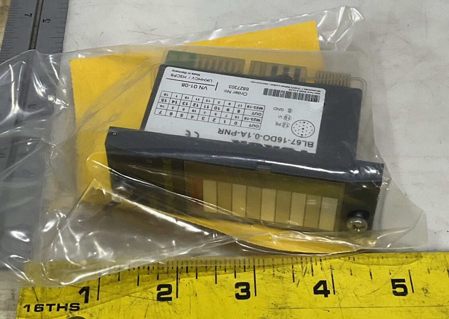 TURCK BL67-16DO-0.1A-PNR SYSTEM OUTPUT MODULE 16 DIGITAL OUTPUTS 24VDC LED U3S