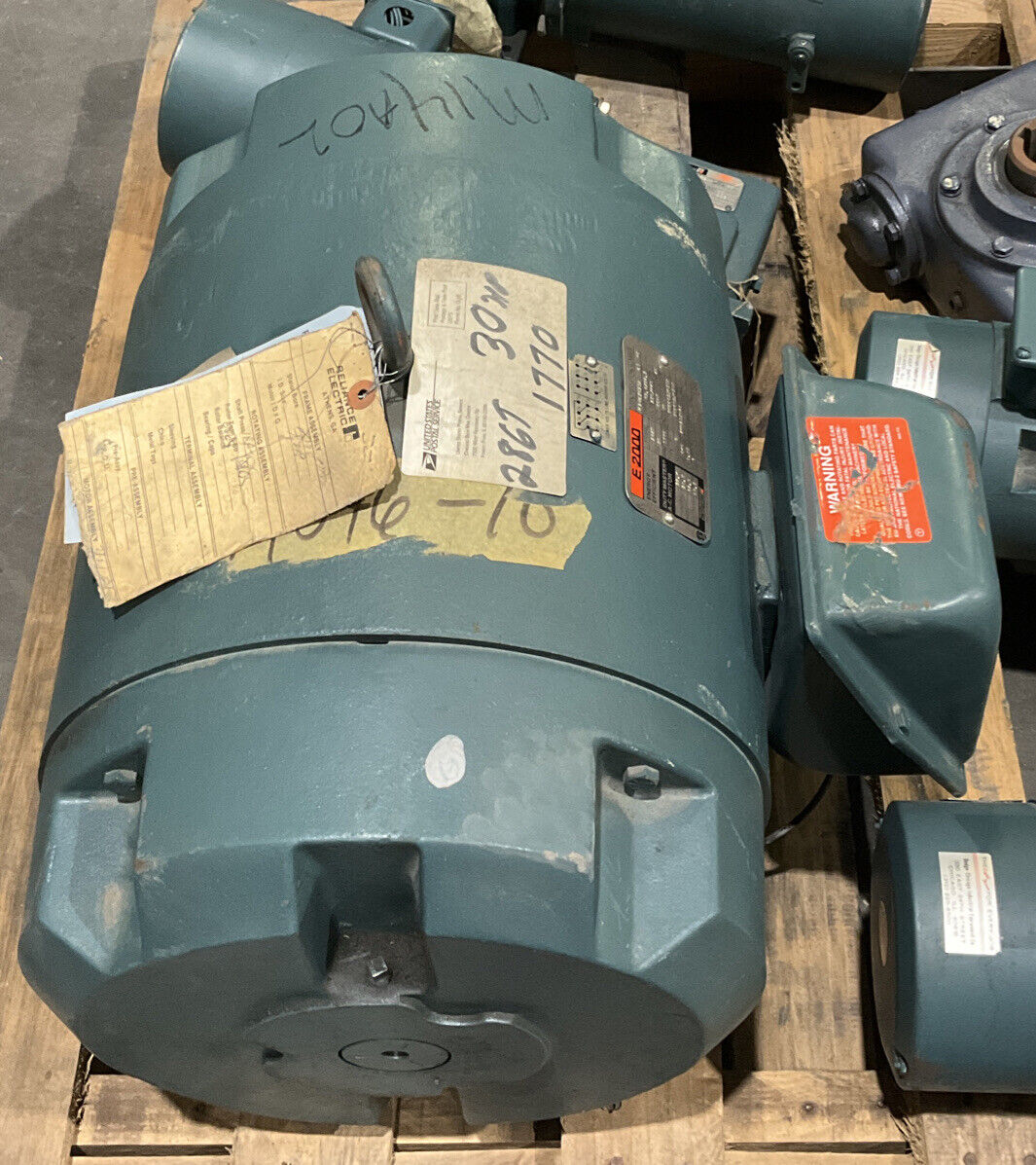 RELIANCE 30HP E-2000 P28G3021A DUTYMASTER A-C MOTOR U3S