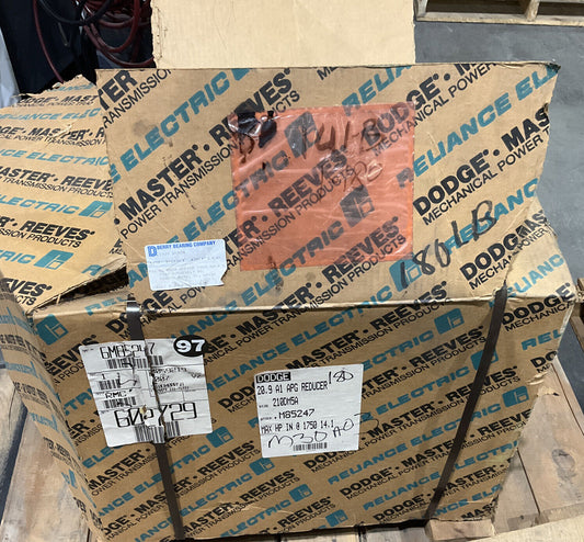 RELIANCE ELECTRIC 210DM5A APG REDUCER 20.9 RATIO U3S