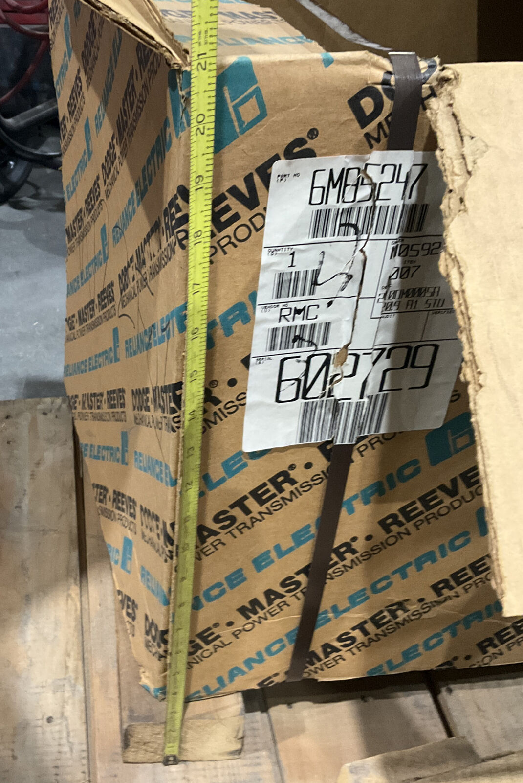 RELIANCE ELECTRIC 210DM5A APG REDUCER 20.9 RATIO U3S