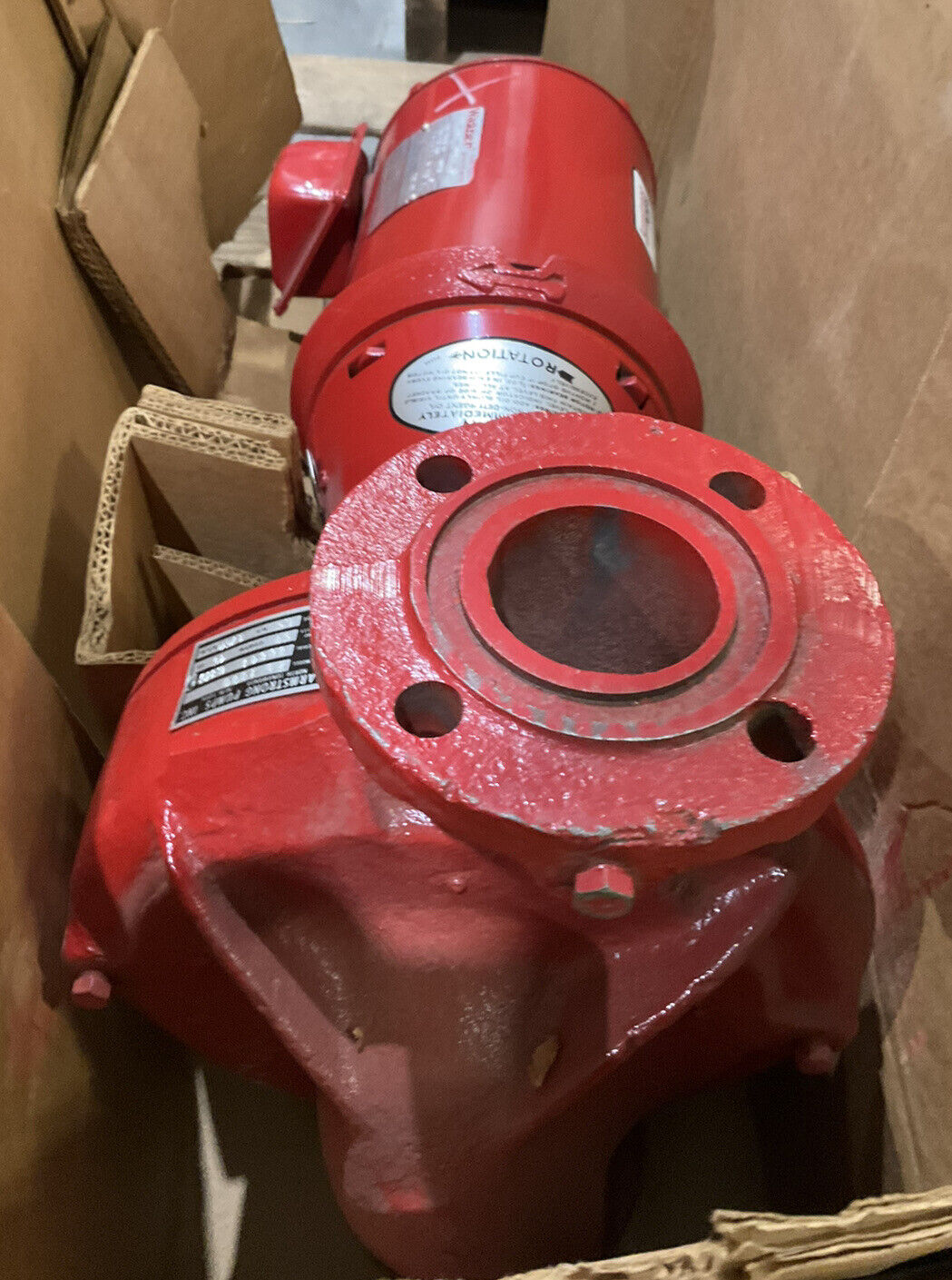 ARMSTRONG PUMPS 50GPM 25' HEAD 2D1000 J56-55545 00 MOTOR  373