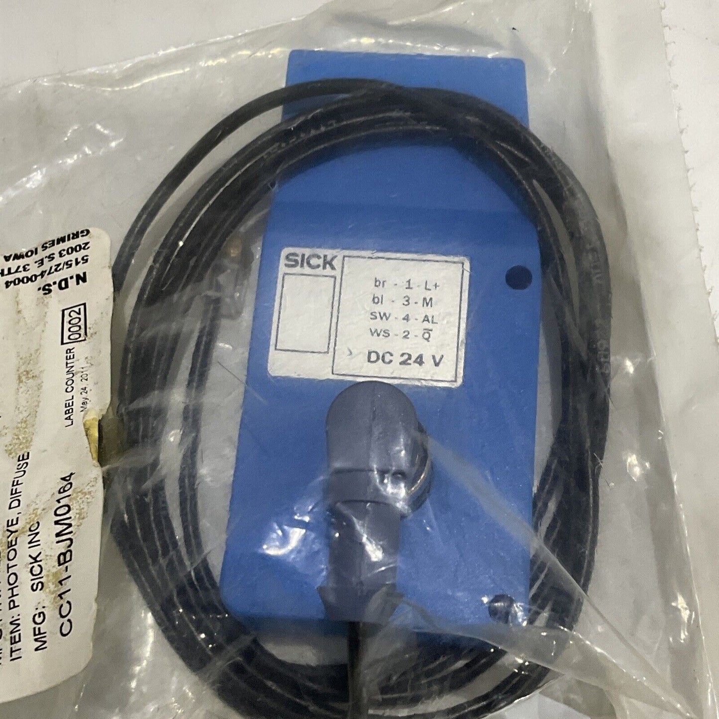 SICK WTR2-N551S06P01B 7122830 PHOTOEYE DIFFUSE SENSOR U3S