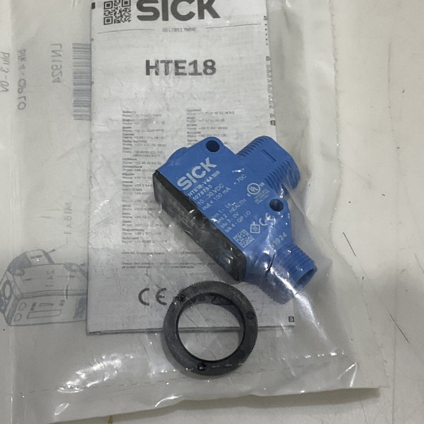 SICK HTE18-V4A1BB 1078750 PHOTOELECTRIC SENSOR 10-30VDC U3S