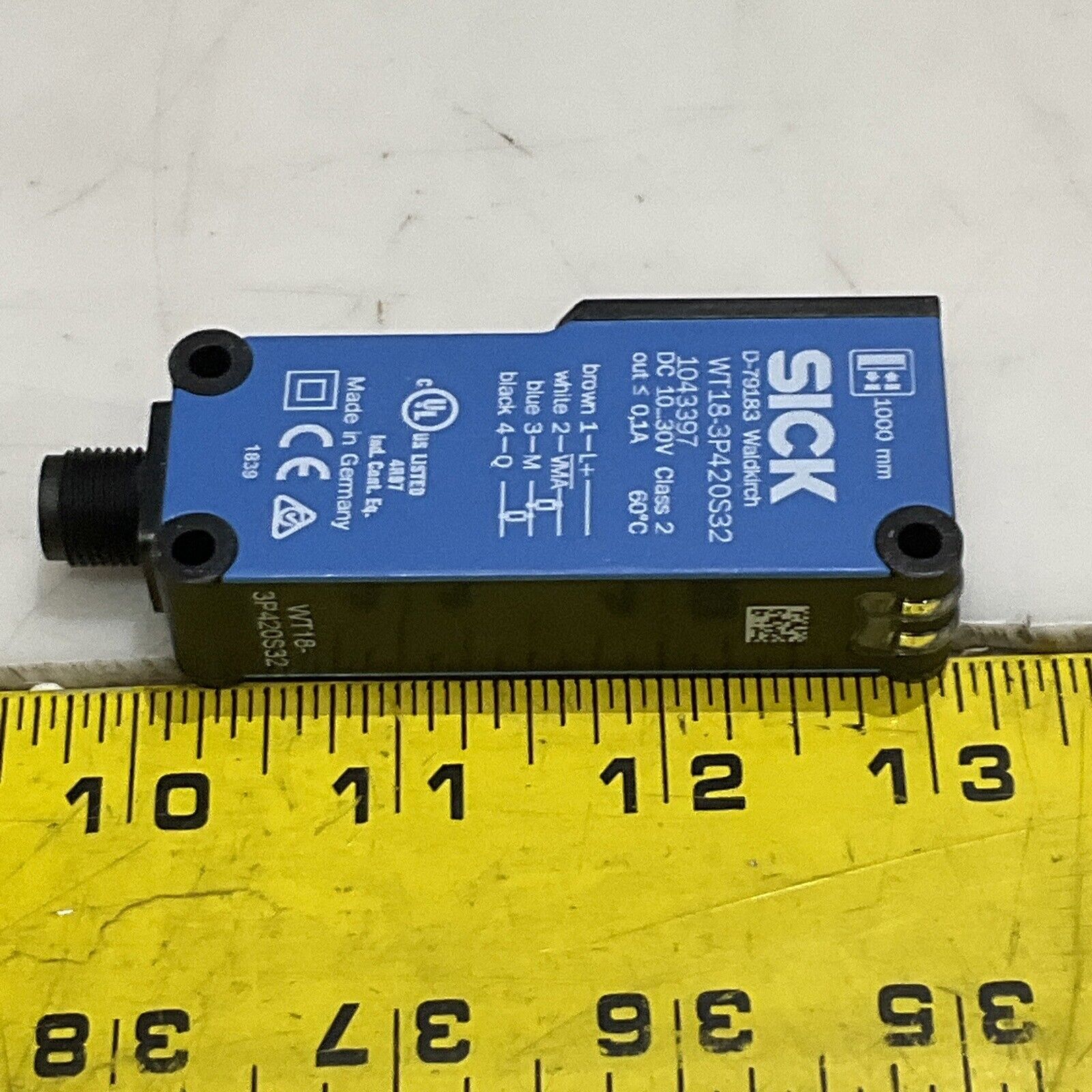 SICK WT18-3P420S32 PHOTOELECTRIC LONG RANGE PROXIMITY SENSOR 10