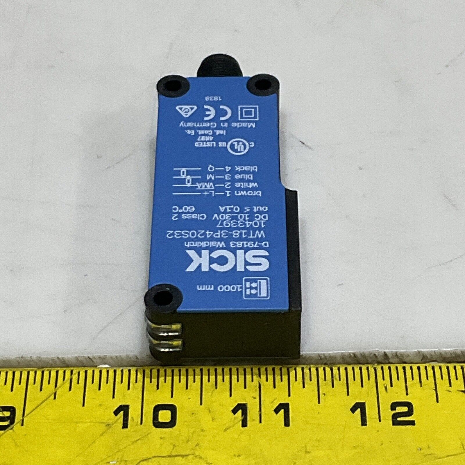 SICK WT18-3P420S32 PHOTOELECTRIC LONG RANGE PROXIMITY SENSOR 10