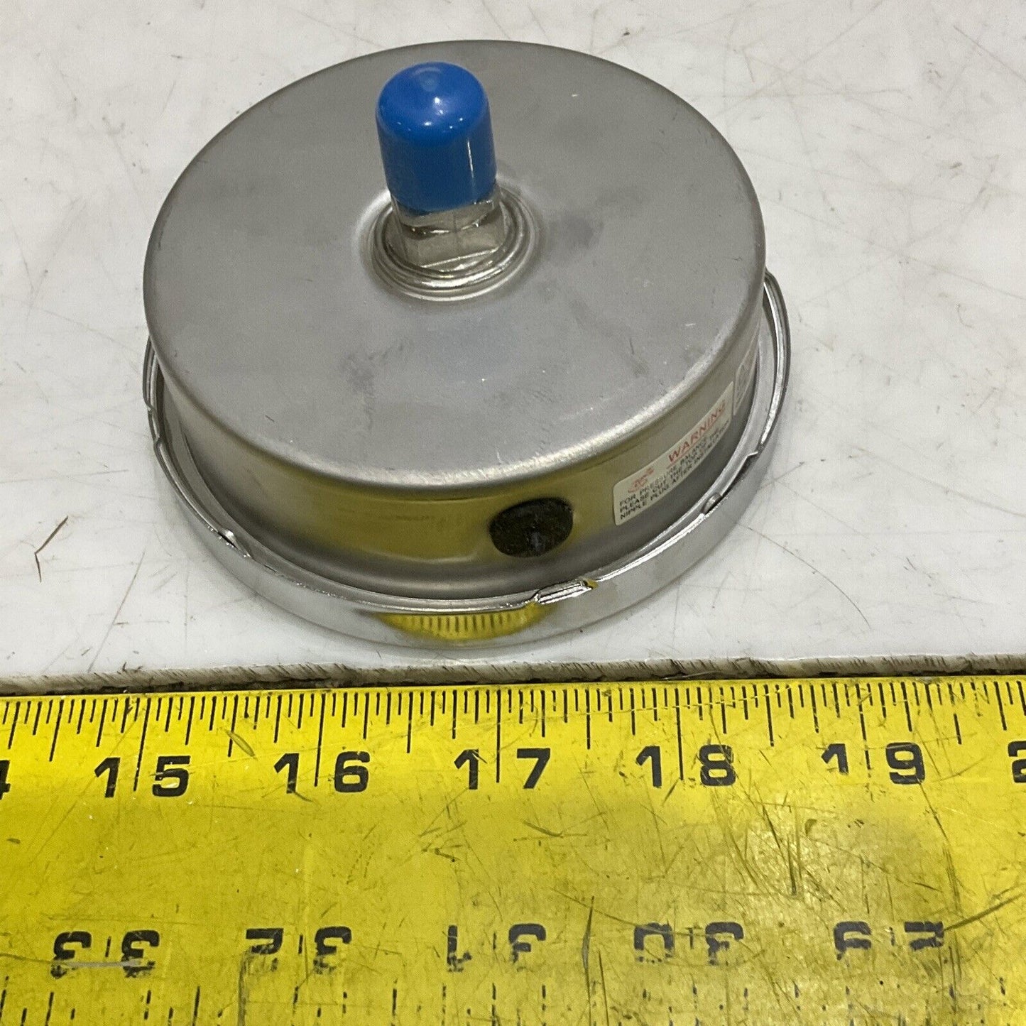 REOTEMP INSTRUMENT PR35S1C4P18-D-T PRESSURE GAUGE 3.5” 0-100PSI 1/4” NPT 373