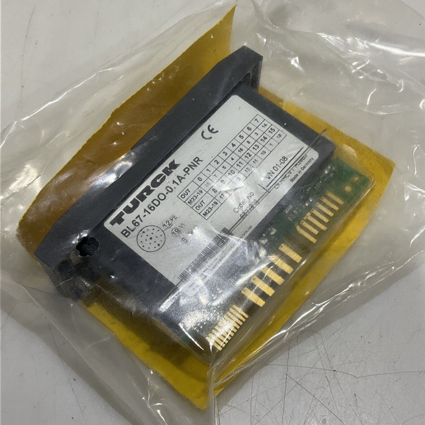 TURCK BL67-16DO-0.1A-PNR SYSTEM OUTPUT MODULE 16 DIGITAL OUTPUTS 24VDC LED U3S