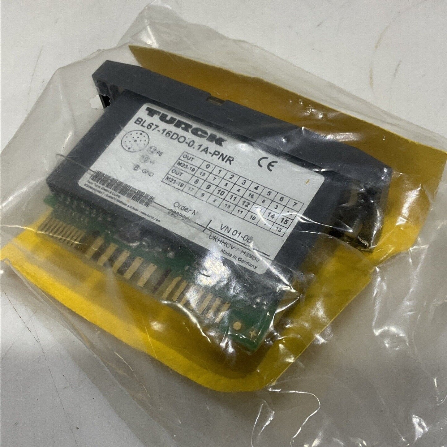 TURCK BL67-16DO-0.1A-PNR SYSTEM OUTPUT MODULE 16 DIGITAL OUTPUTS 24VDC LED U3S