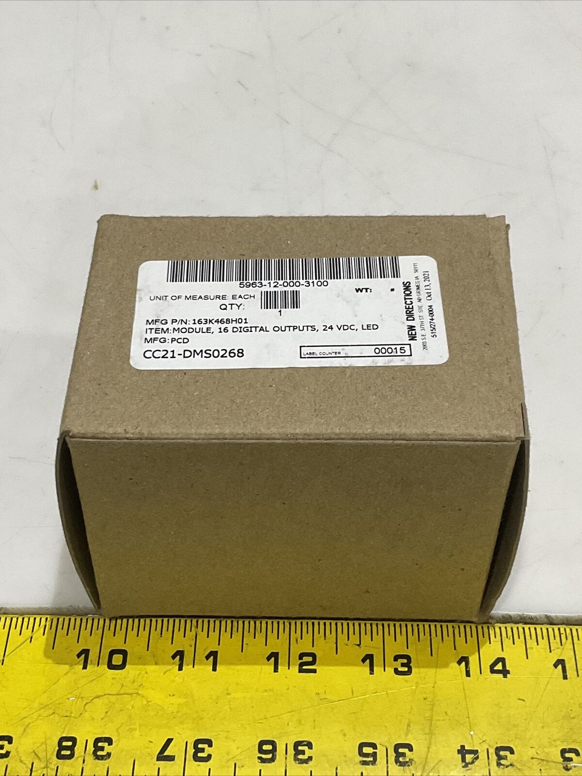 TURCK BL67-16DO-0.1A-PNR SYSTEM OUTPUT MODULE 16 DIGITAL OUTPUTS 24VDC LED U3S