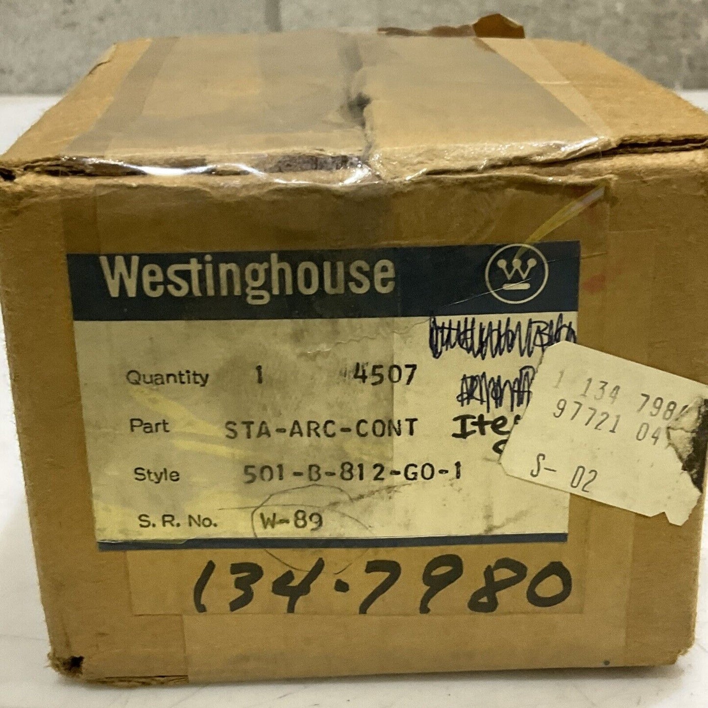 WESTINGHOUSE 501B812G01 STATIONARY ARCING ELECTRIC CONTACT 373