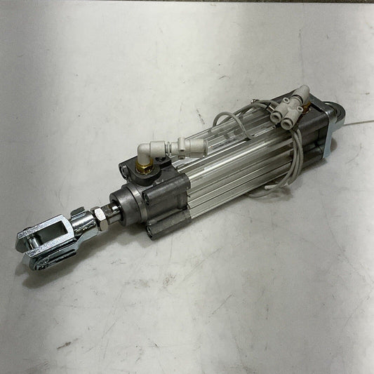 SMC CP96SDB40-80 PNEUMATIC CYLINDER W/ SENSOR & VALVES 145 PSI 1.0 MA U3S