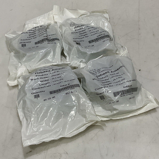 HABASIT AMERICA MAM-5E CONVEYOR BELTS 35.3 MM X 3,670 MM LOT OF 4 U3S