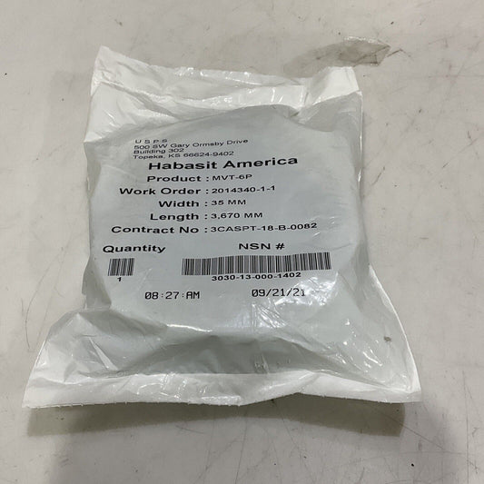 HASABIT AMERICA MVT-6P BELT 35 MM X 3670 MM U3S