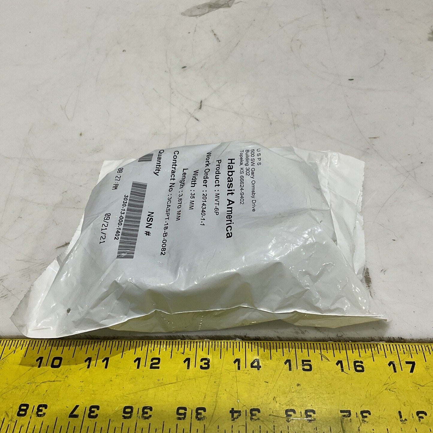 HASABIT AMERICA MVT-6P BELT 35 MM X 3670 MM U3S