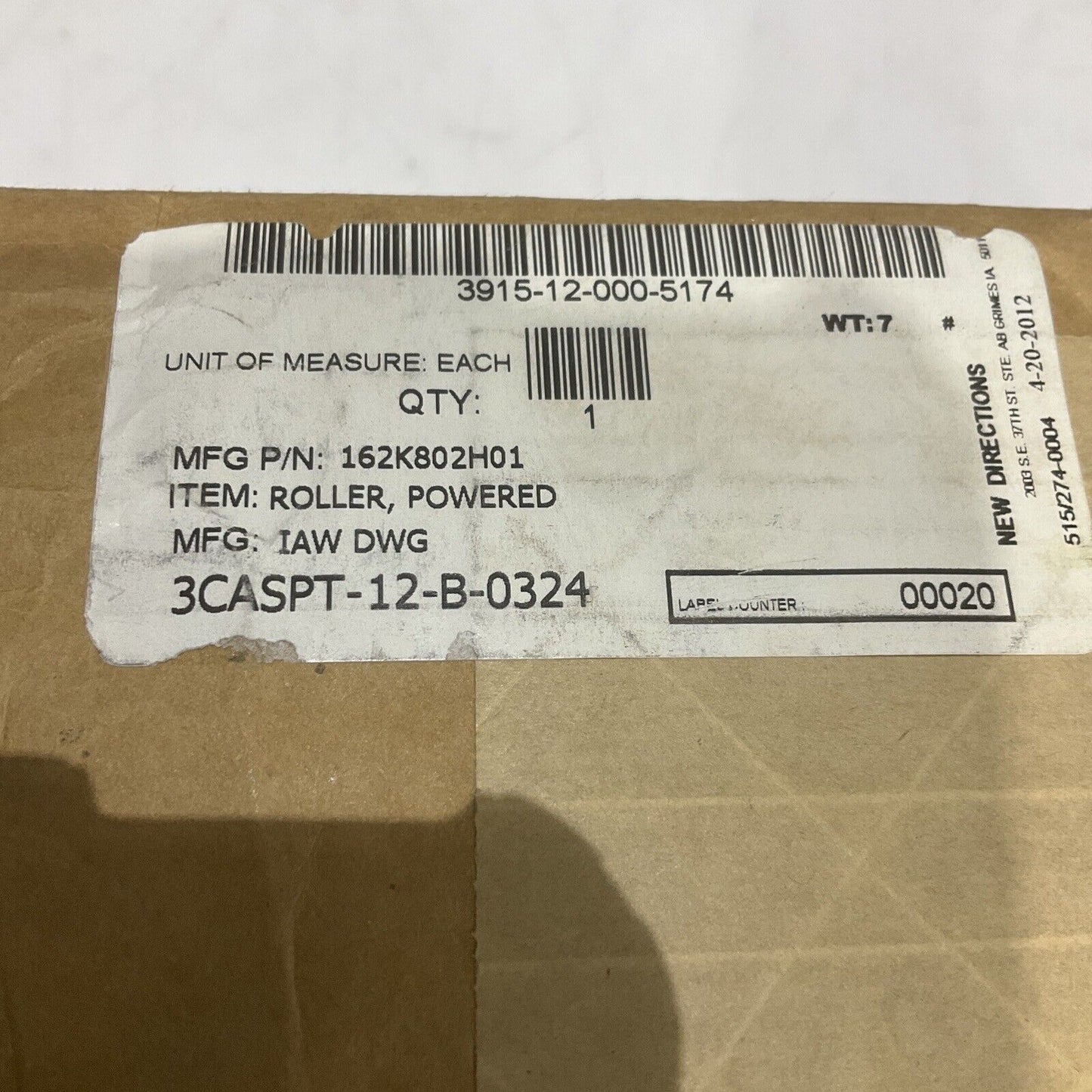 POWER MOLLER ITOH PM486FP-15-442-D-024-C150-0S POWERED ROLLER TIMING PULLEY U3S
