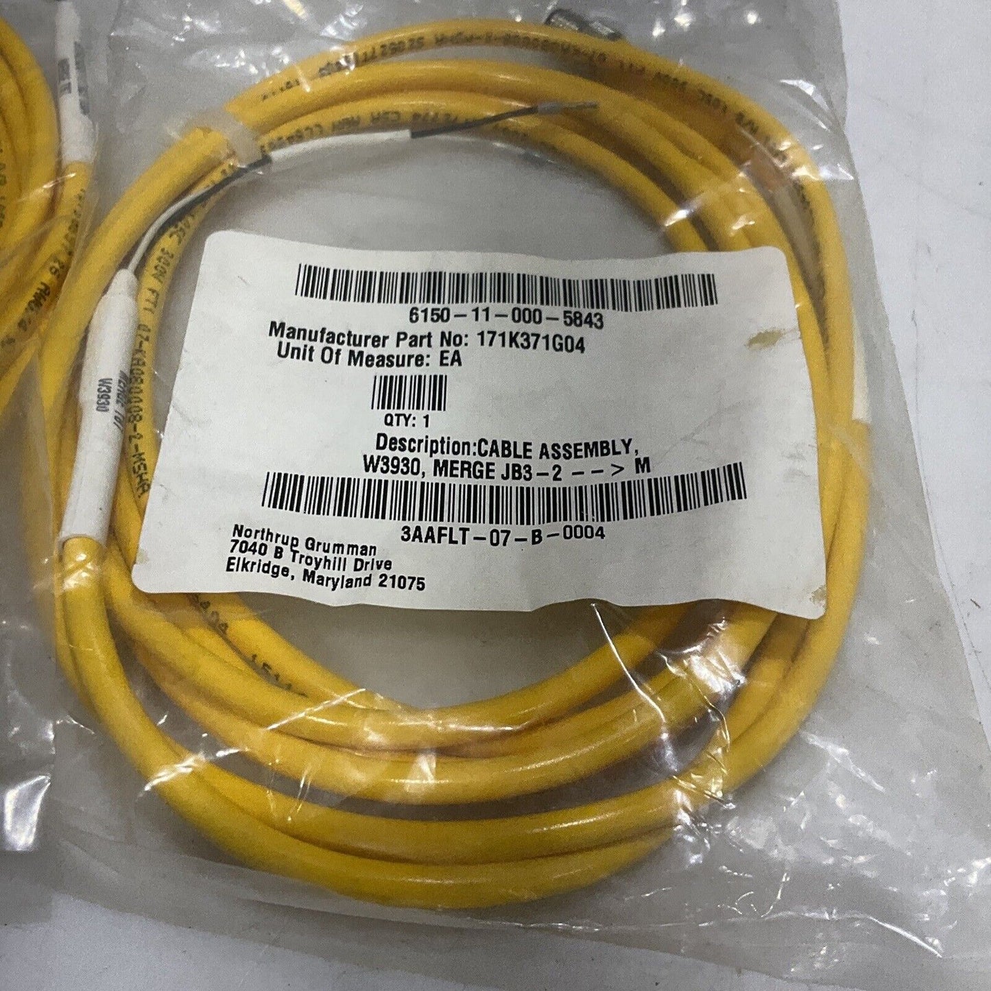 TURCK W3930 CABLE ASSEMBLY MERGE JB3-2 M LOT OF 2 U3S