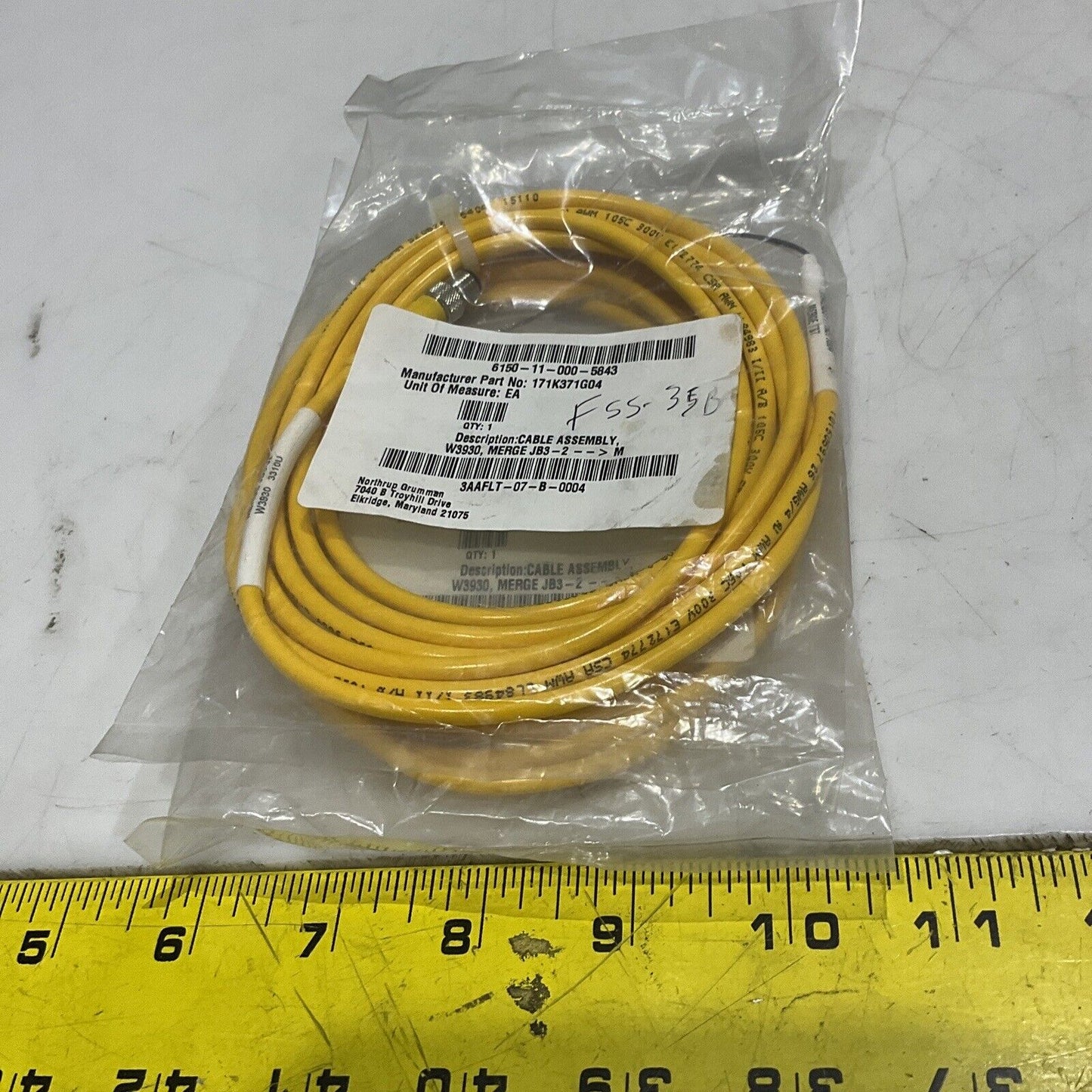 TURCK W3930 CABLE ASSEMBLY MERGE JB3-2 M LOT OF 2 U3S