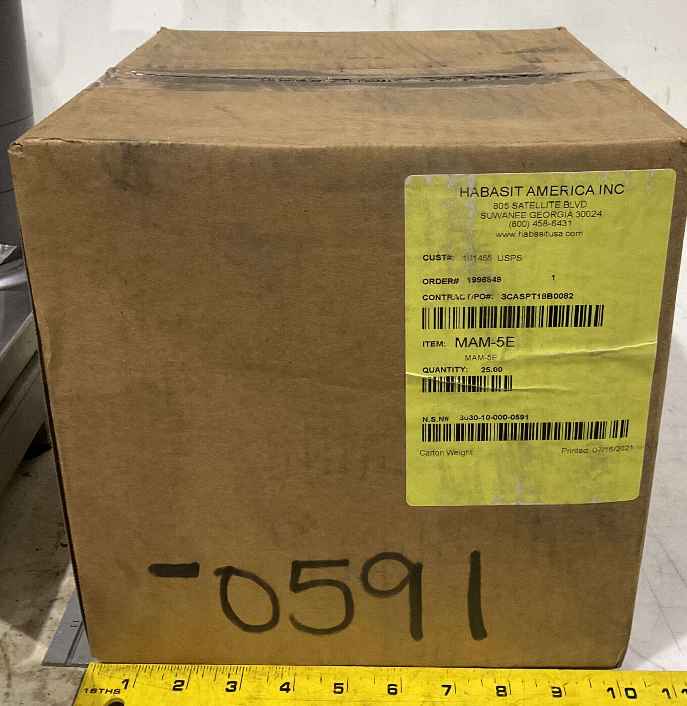 HABASIT MAM-5E DRIVE BELT LOT OF 25 U3S