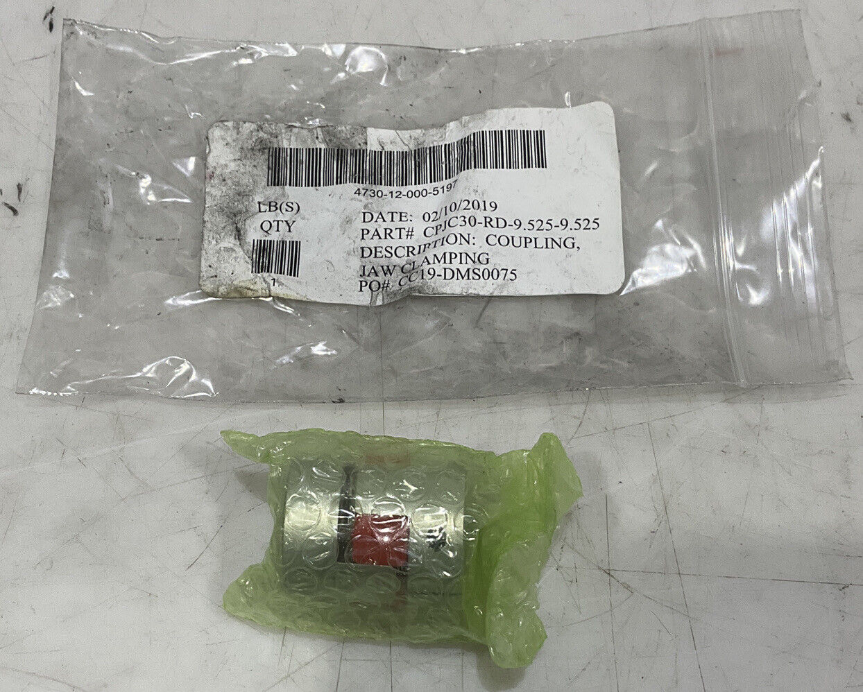 NBK JAPAN CPJC30-RD-9.525 JAW-TYPE FLEXIBLE COUPLING U3S