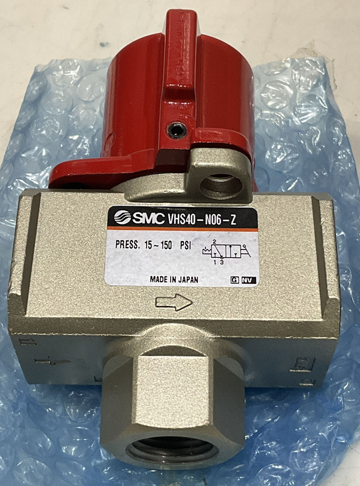 SMC VHS40-N06-Z 3-WAY LOCKOUT VALVE LOT OF 2 U3S