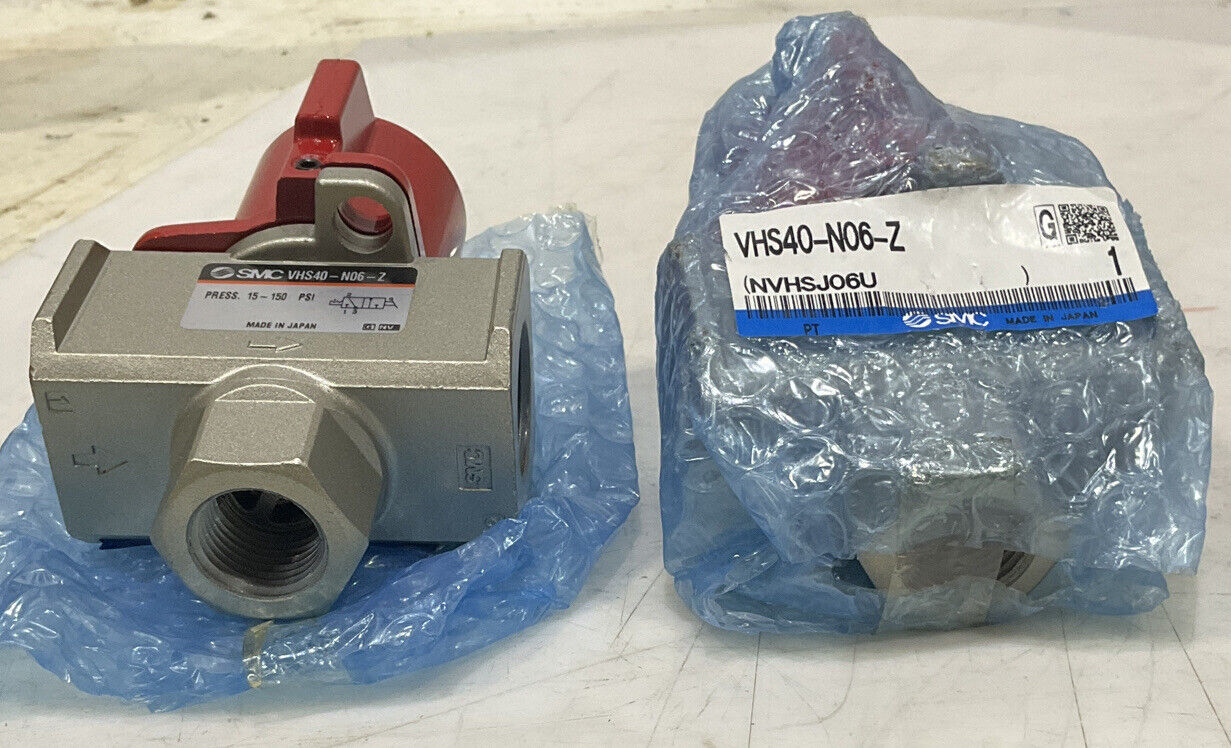 SMC VHS40-N06-Z 3-WAY LOCKOUT VALVE LOT OF 2 U3S