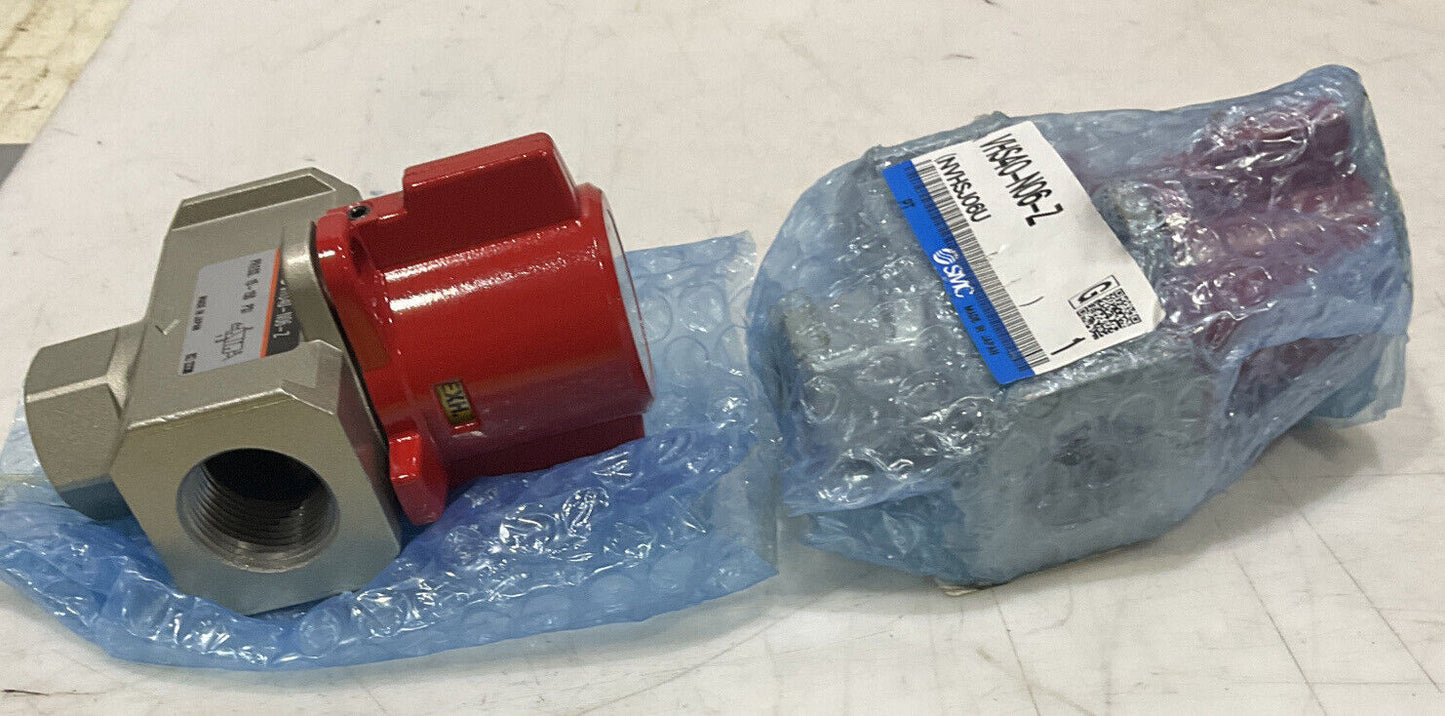 SMC VHS40-N06-Z 3-WAY LOCKOUT VALVE LOT OF 2 U3S