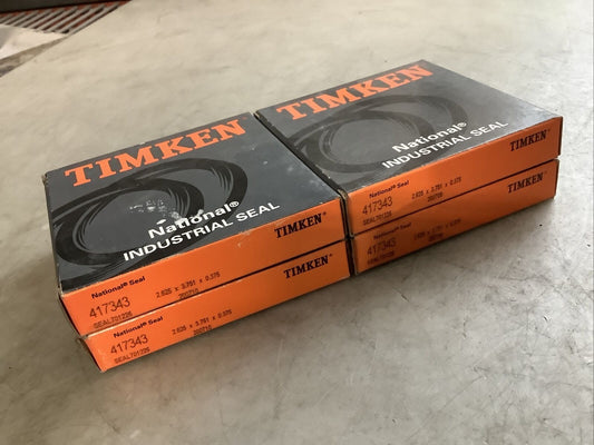 TIMKEN 417343 OIL SEAL 373 - LOT OF 4