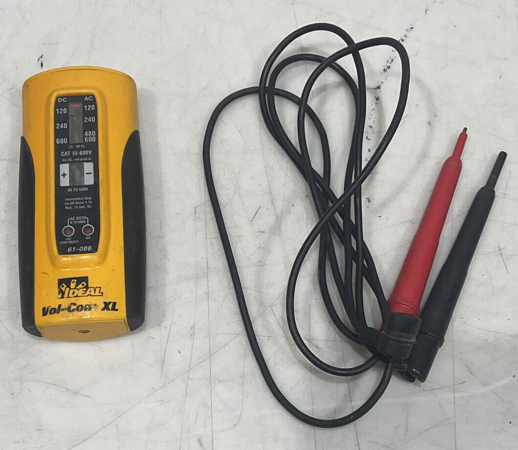 IDEAL 61-086 80-600V 25/60HZ VOL-COM XL CONTINUITY TESTER U3S