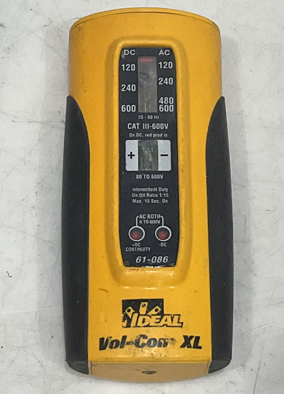 IDEAL 61-086 80-600V 25/60HZ VOL-COM XL CONTINUITY TESTER U3S