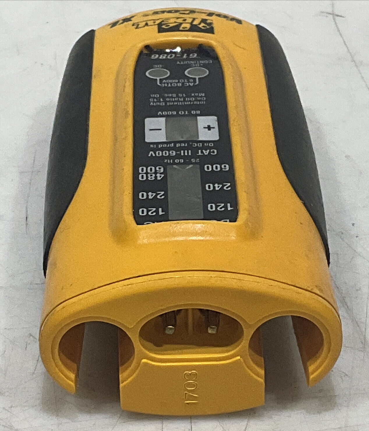 IDEAL 61-086 80-600V 25/60HZ VOL-COM XL CONTINUITY TESTER U3S