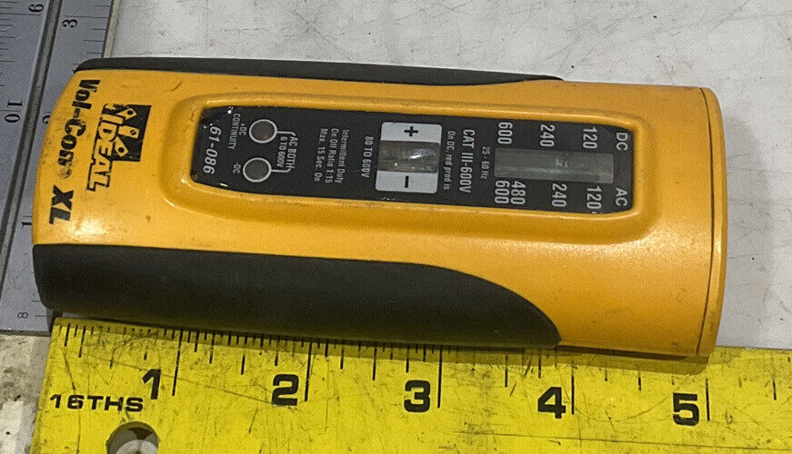 IDEAL 61-086 80-600V 25/60HZ VOL-COM XL CONTINUITY TESTER U3S