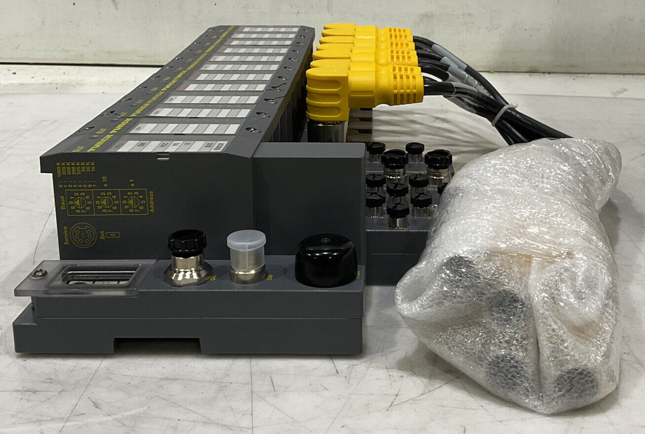 TURCK 165K100 BL67 TW-CO 8DI-P 8DO-0,5A-P BL67-B-4M12-P CANOPEN ASSEMBLY U3S