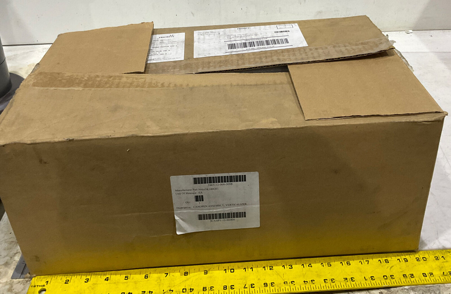 TURCK 165K100 BL67 TW-CO 8DI-P 8DO-0,5A-P BL67-B-4M12-P CANOPEN ASSEMBLY U3S