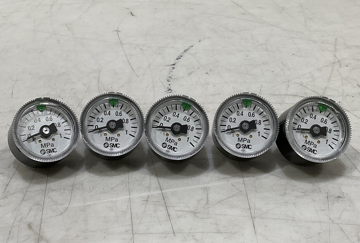 SMC G36-4-N01 ROUND GAUGE 1/8 NPT AR REGULATOR LOT OF 5 U3S