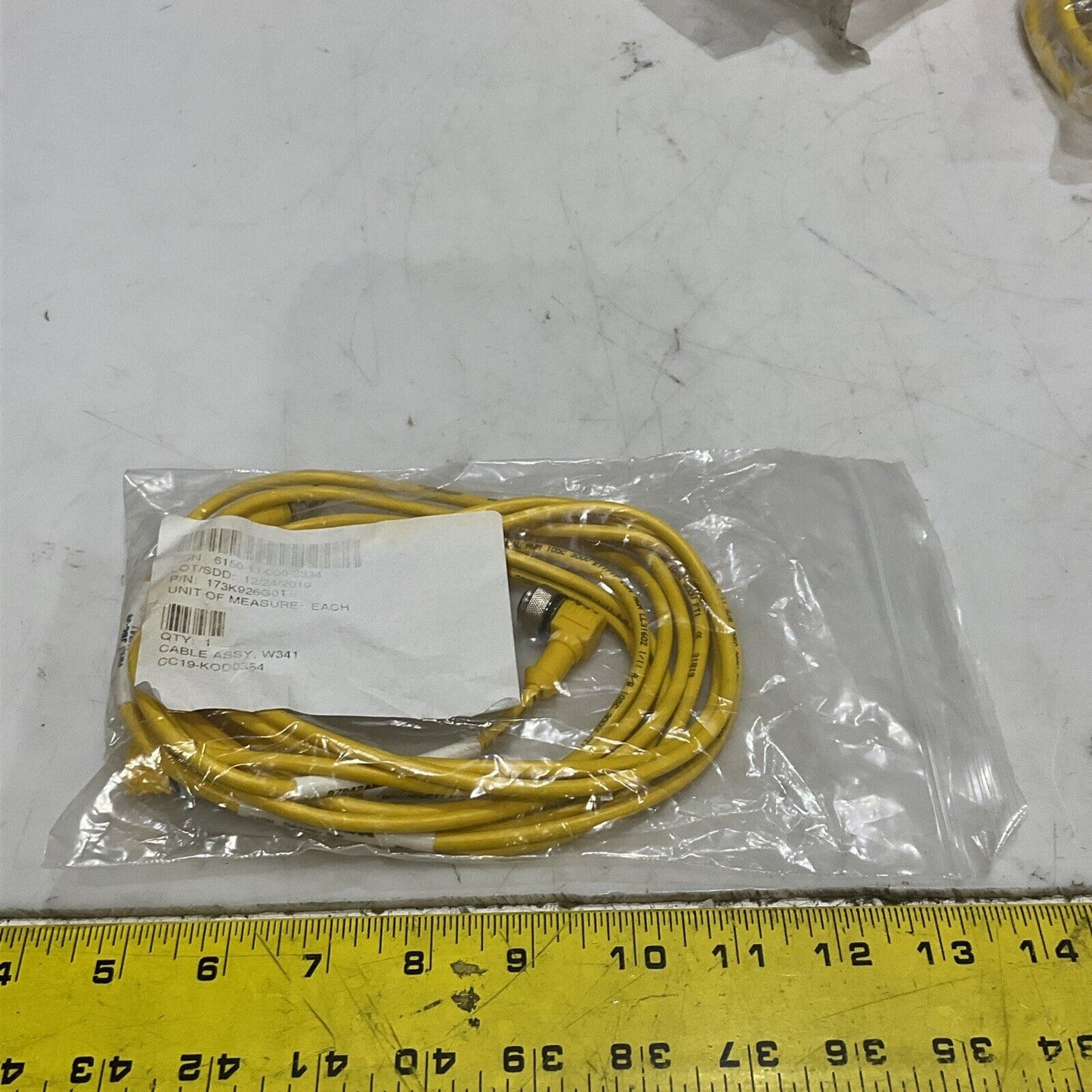 TRUCK U-13509 WK 4.4T-2-PSG 4M DOIBLE ENDED CORDSET CABLE ASSEMBLY LOT OF 2 U3S