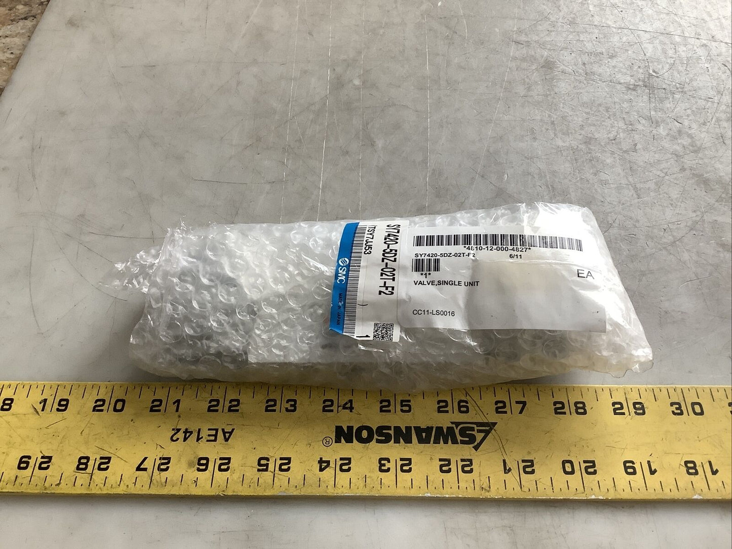 SMC SY7420-5DZ-02T-F2 SOLENOID VALVE 5 PORT U3S