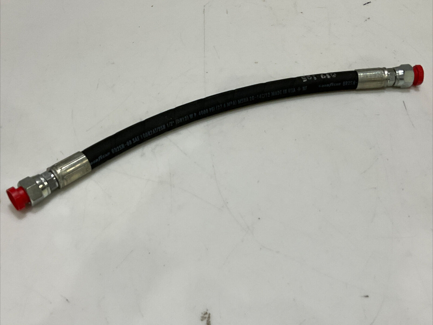 GOODYEAR GR2SN-08 SAE 100R2AT/2SN 1/2” 4000 PSI MSHA 2G-14C12 HYDRAULIC HOSE U3S