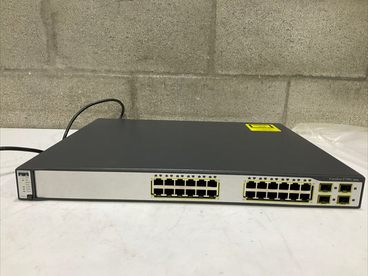 CISCO SYSTEMS CATALYST 3750G SERIES U3S
