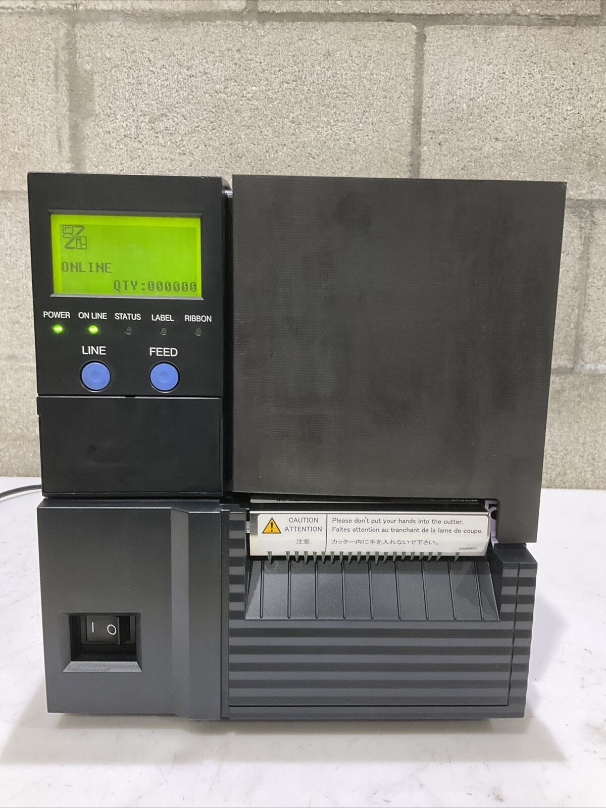 SATO GT408E BAR CODE PRINTER 240V 1.5 A 50/60 HZ U3S
